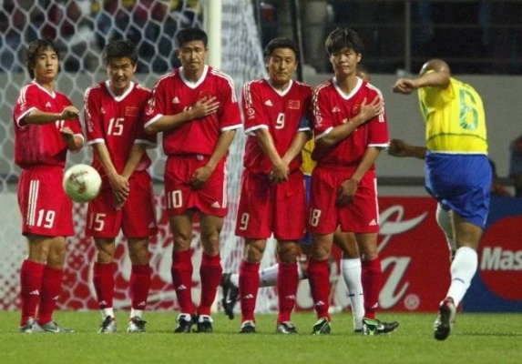 2002年中国队圆梦世界杯 2002年世界杯首发